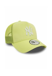 New Era AFRAME TRUCKER NEW YORK YANKEES PASTEL - Gorra - lime green