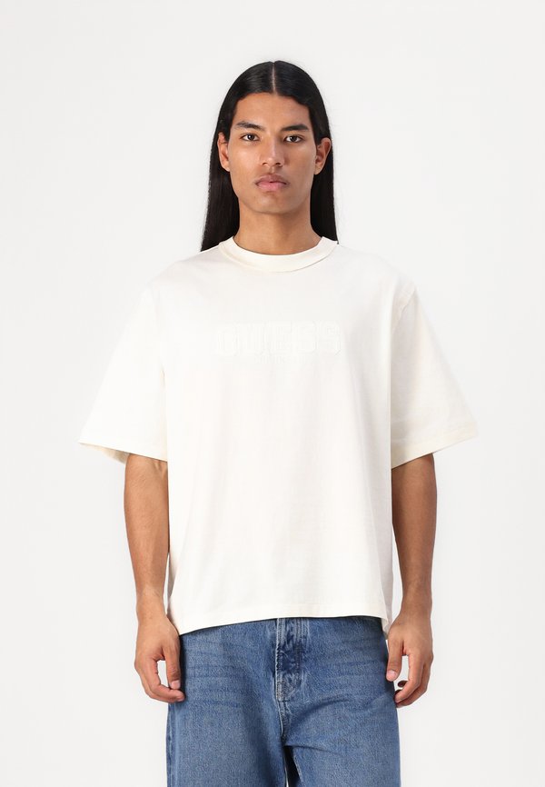 APPLIQUE BOXY TEE - Basic T-shirt - sandy shore
