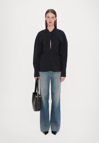 Victoria Beckham TWIST DETAIL - Bluse - navy