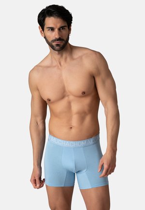MUCHACHOMALO, MEN 3-PACK BAMBOO BOXER SHORTS SOLID - Pikad bokserid - black blue