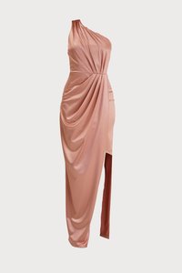 MINAH ONE SHOULDER  DRESS - Cocktailkjole - blush pink