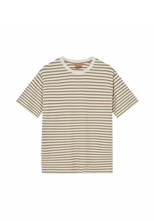 Mos Mosh Gallery, DANI STRIPE O-SS TEE - Printtipaita - toasted coconut