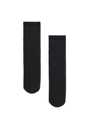 SHIMMER EFFECT  - Strømper - black silver lurex