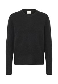 CREW NECK - Strickpullover - black deep