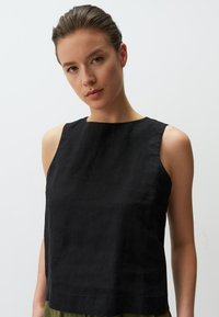Jimmy Key ROUND NECK SLEEVELESS - Camicetta - black