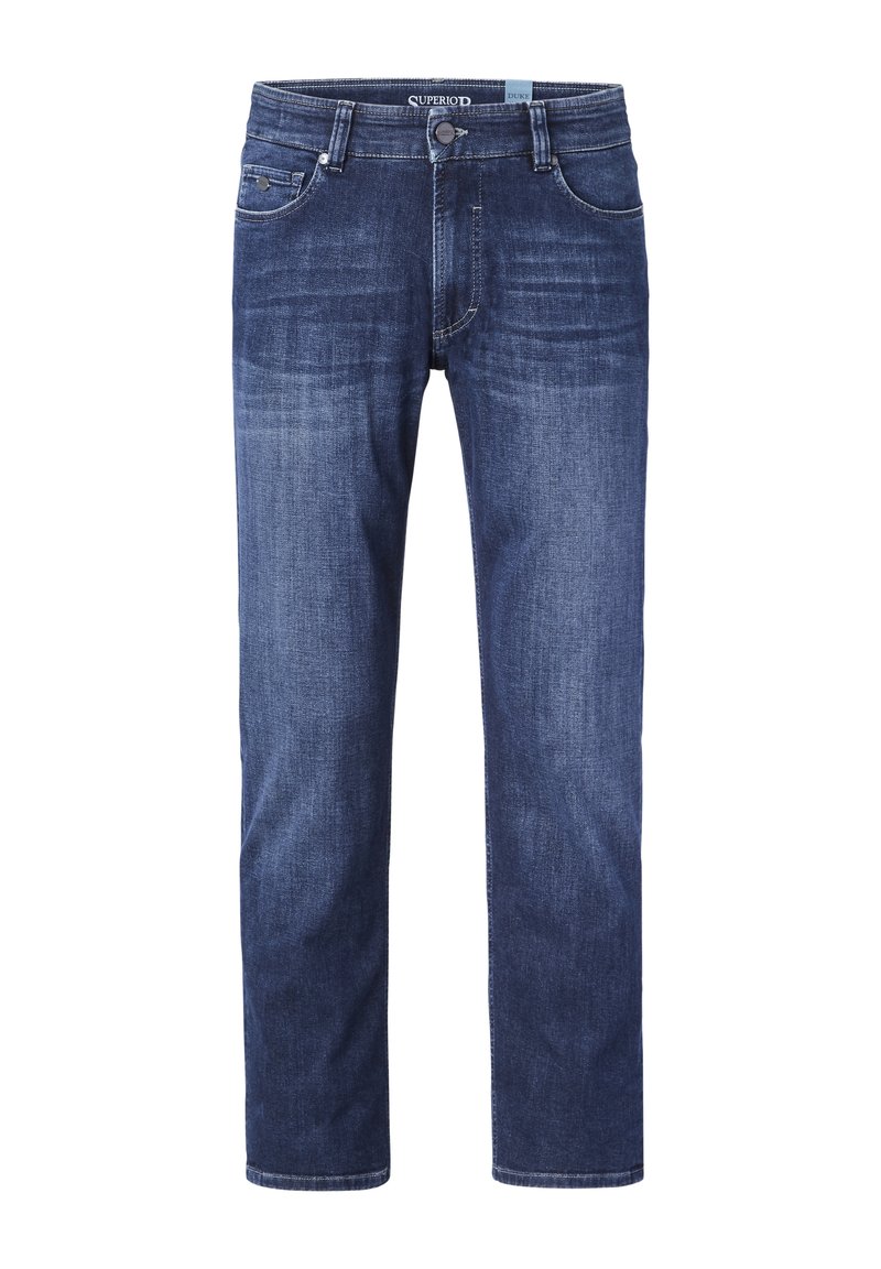 Herren Skinny Fit | Paddock's DUKE Jeans Straight Leg dark blue stone moustache/blue denim - UF35722 Herren Skinny Fit | Paddock's DUKE Jeans Straight Leg dark blue stone moustache/blue denim - UF35722