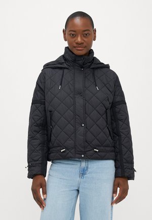 ONLTANYA QUILTED HOOD JACKET  - Viegla jaka - black