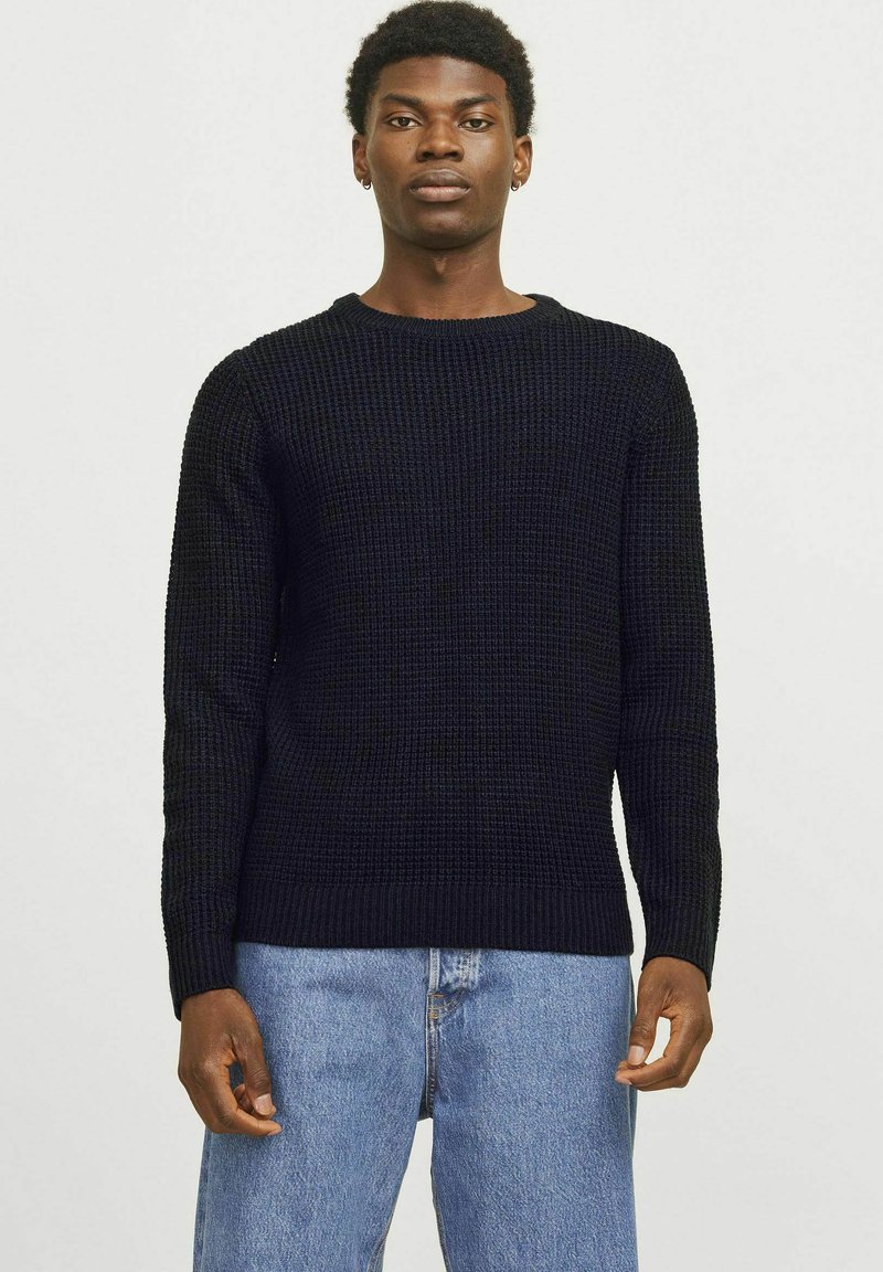 Jack & Jones EINFARBIG - Striktrøje - sky captain
