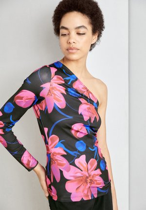 Anna Field Μπλούζα με μακριά μανίκια - black/pink