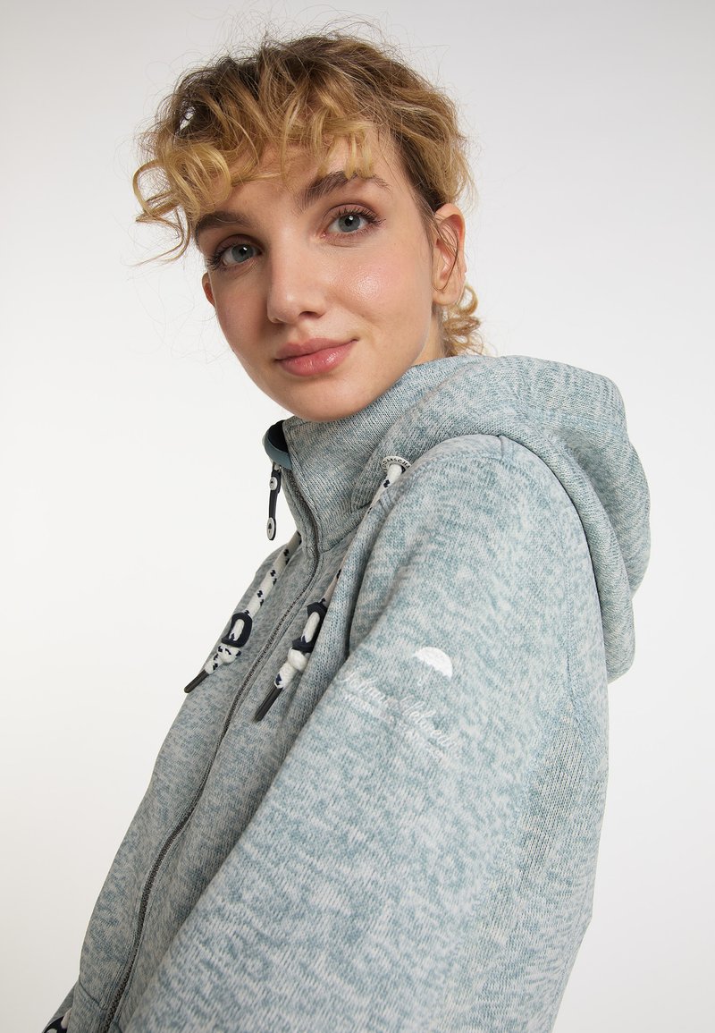 Damen Parkas | Schmuddelwedda SCHMUDDELWEDDA FRAULLY Parka eismint melange/hellgrün-meliert - MF25295 Damen Parkas | Schmuddelwedda SCHMUDDELWEDDA FRAULLY Parka eismint melange/hellgrün-meliert - MF25295