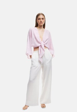 FRONT DETAIL  - Blusa - light pink