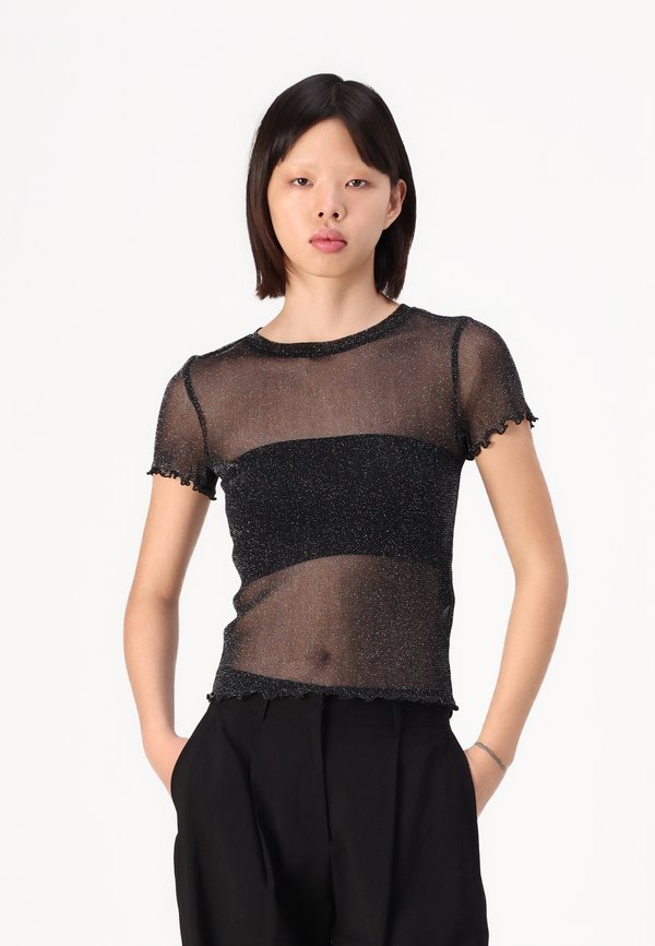 NMCHLOE GLITTER - Print T-shirt