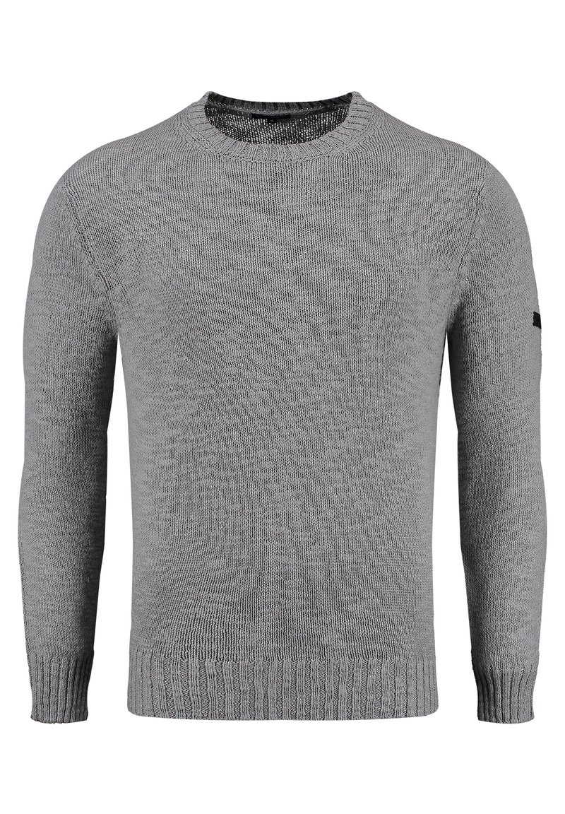 Key Largo MST FINN ROUND - Strickpullover - grey