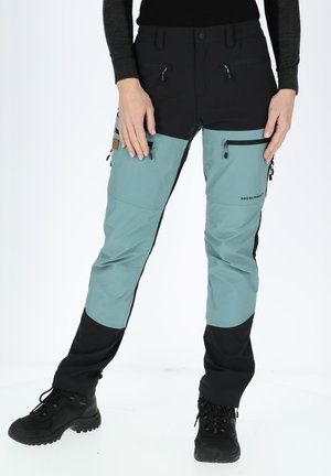 LOFOTEN STRETCH  - Outdoor trousers - black seaweed green