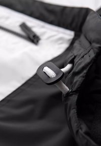 WITH HOOD - Chaqueta outdoor - blue and dark grey