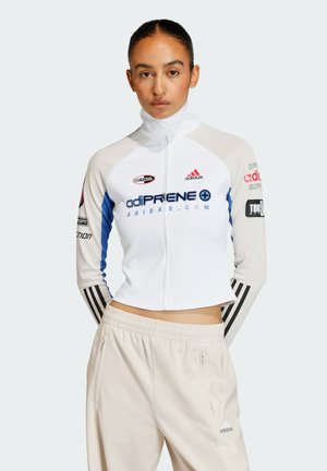 Vesta na kopčanje - white/clear brown