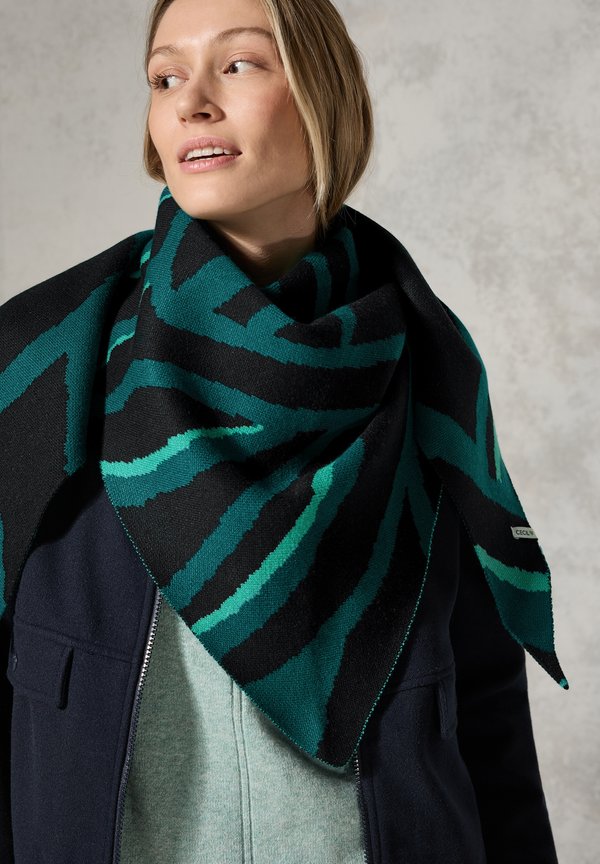 DREIECK - Schal - schwarz