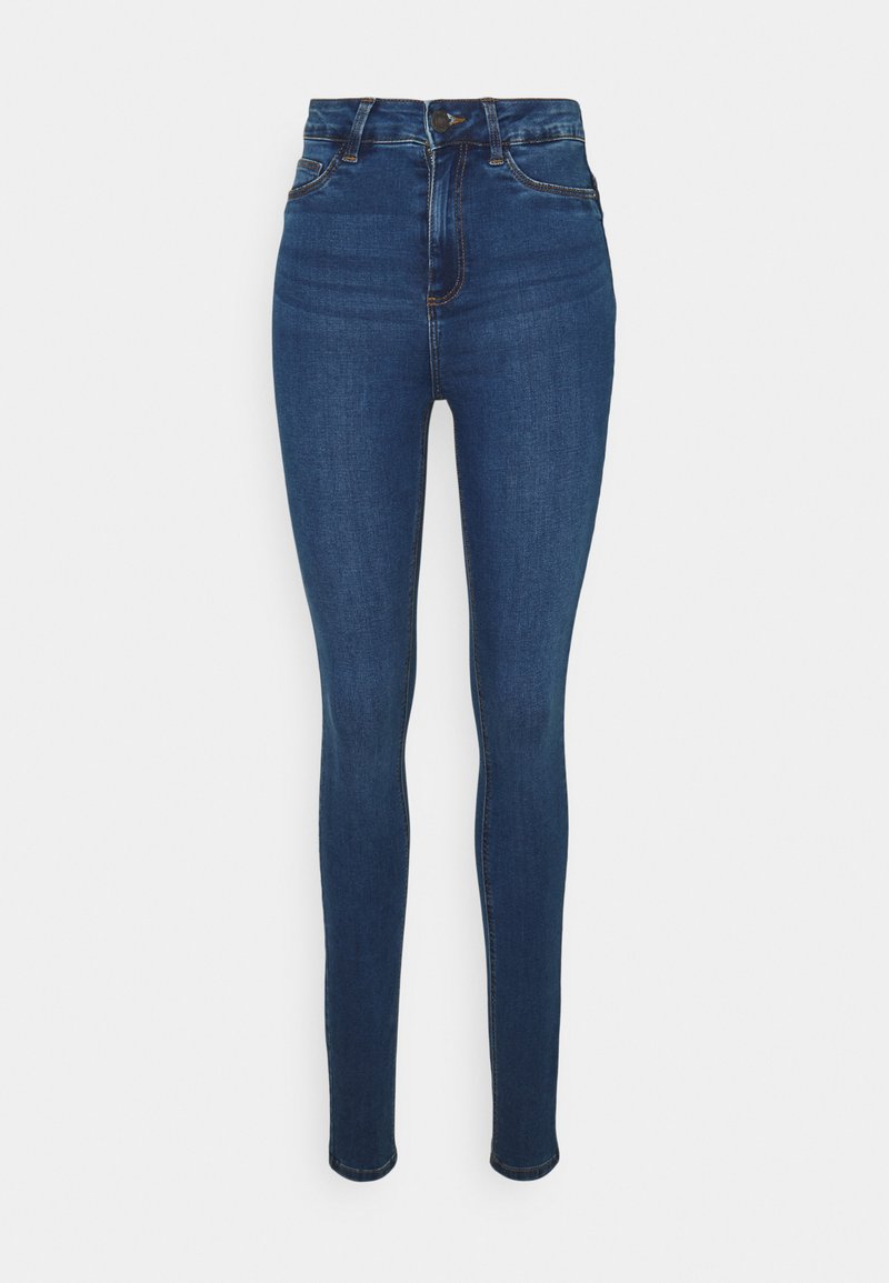 Noisy May Tall Jeans Skinny Fit blauw denim/bluedenim