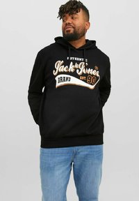 Jack & Jones - Hoodie - black Miniatuurafbeelding 1