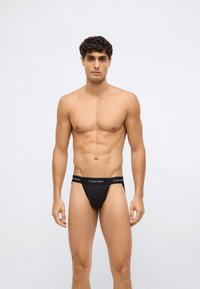 Calvin Klein Underwear JOCK STRAP 3 PACK - Alushousut - black/chalk/currie