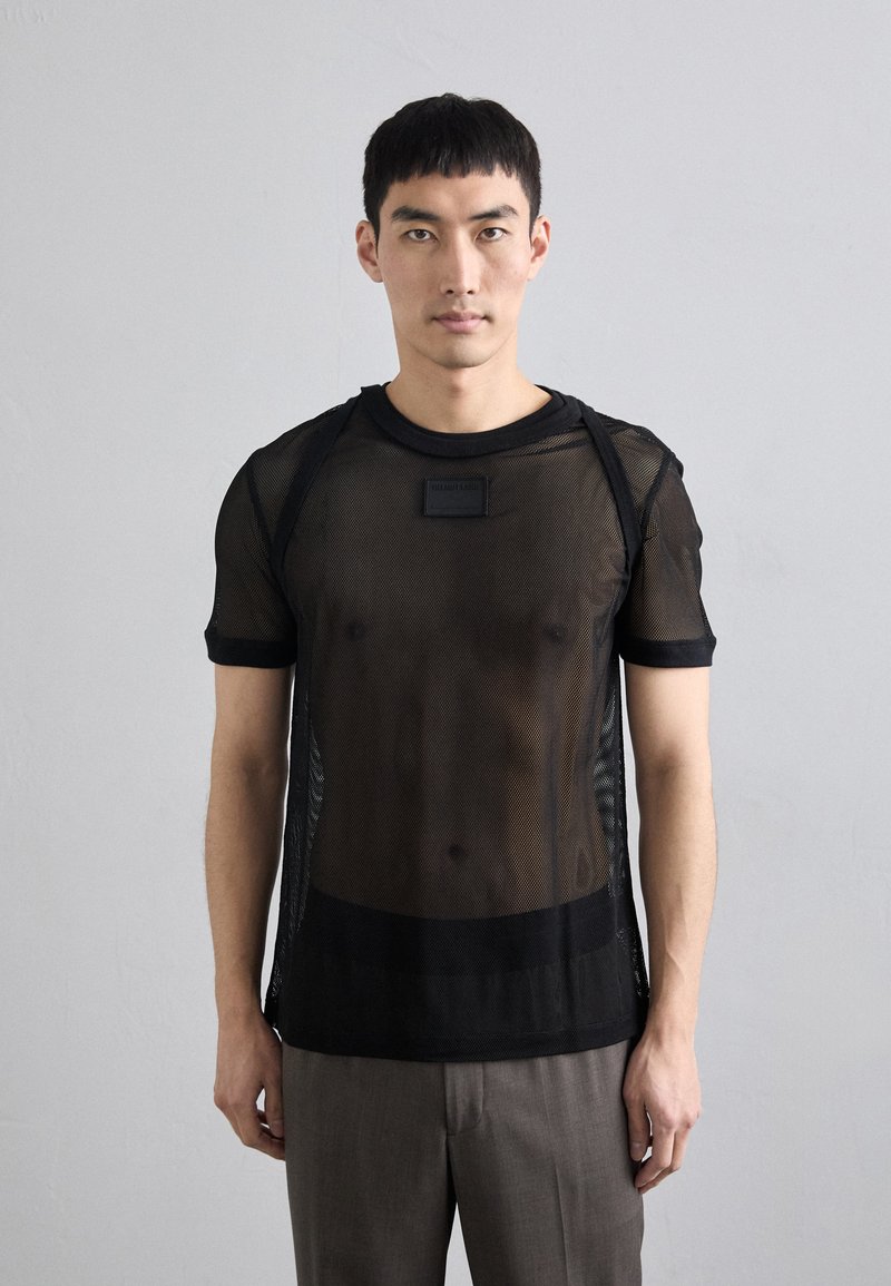 Helmut Lang LOGO - T-Shirt basic - black