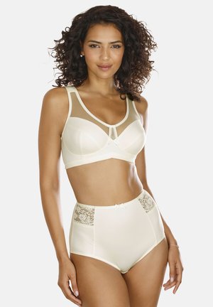 2PACK - Briefs - creme bedruckt creme