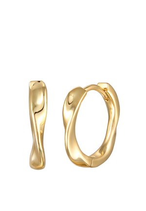 Elli TWISTED HOOPS - Náušnice - gold-coloured