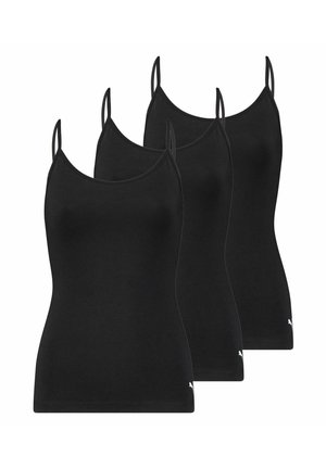 CAMISOLE 3ER PACK - Unterhemd/-shirt - black