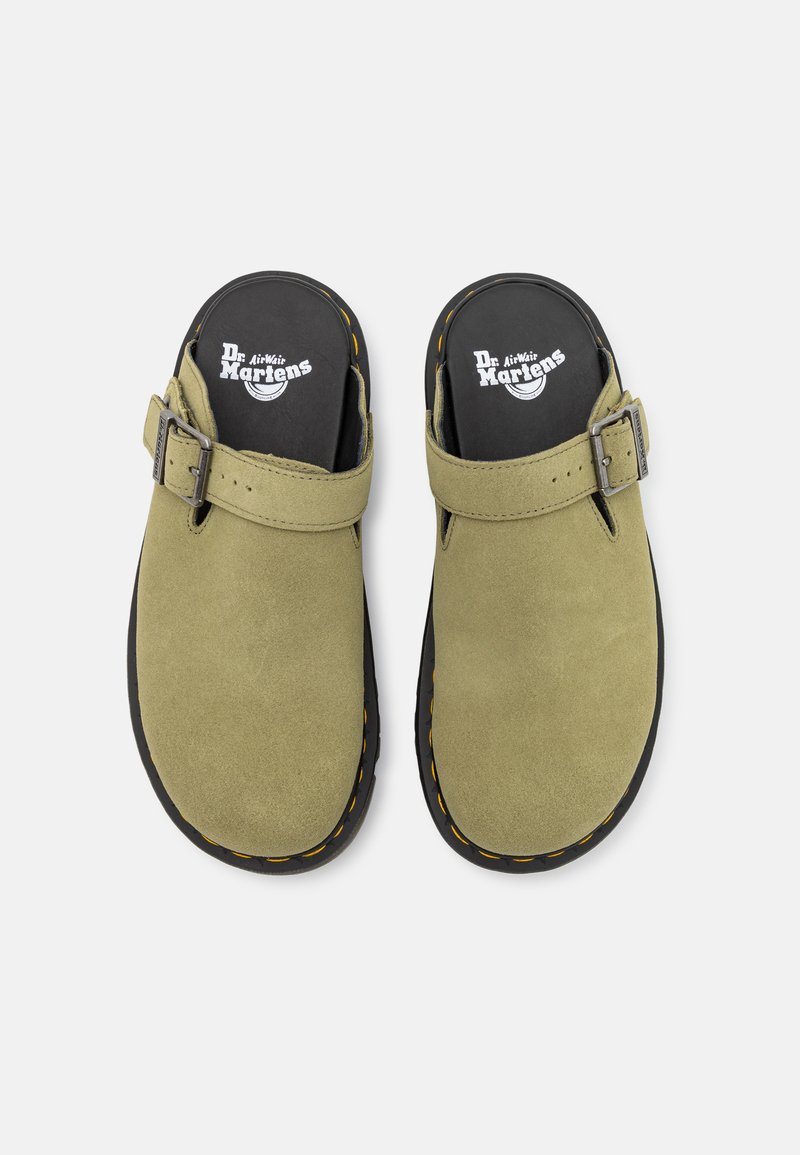 Dr. Martens Men\'s Zebzag Buckle Clog in Olive Dr. Martens ZEB ZAG UNISEX - Mules - muted olive/olive  main image 2