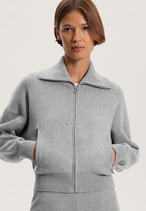 WITH HIGH COLLAR AND POCKETS - Bomberjacks - grey