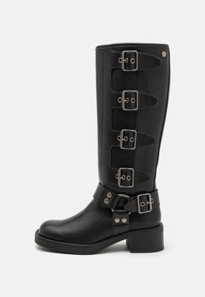 Botas con plataforma - black
