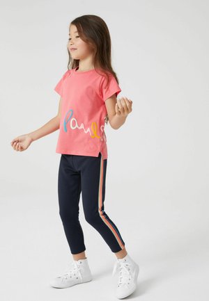 STRIPE  - Leggings - Byxor - navy blue