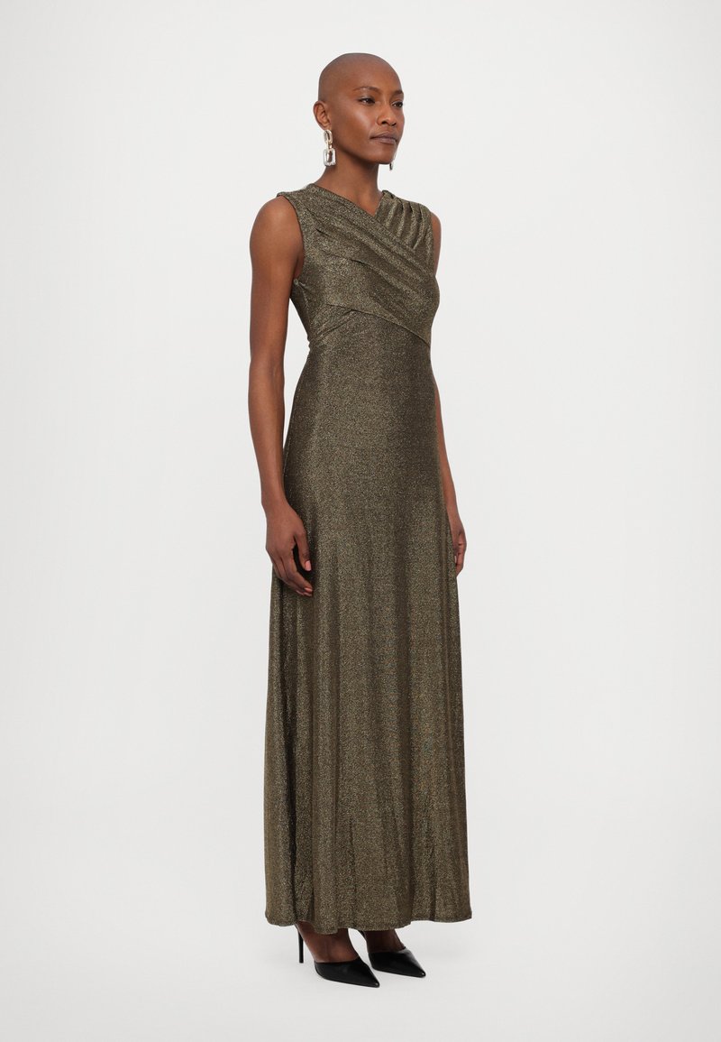 Diane von Furstenberg TOMAS DRESS - Occasion wear - golden brown/gold-coloured  - Zalando