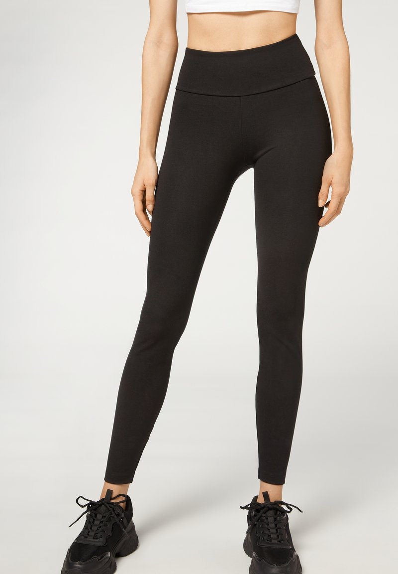 Calzedonia TOTAL SHAPING Leggings Hosen black/schwarz Zalando.de