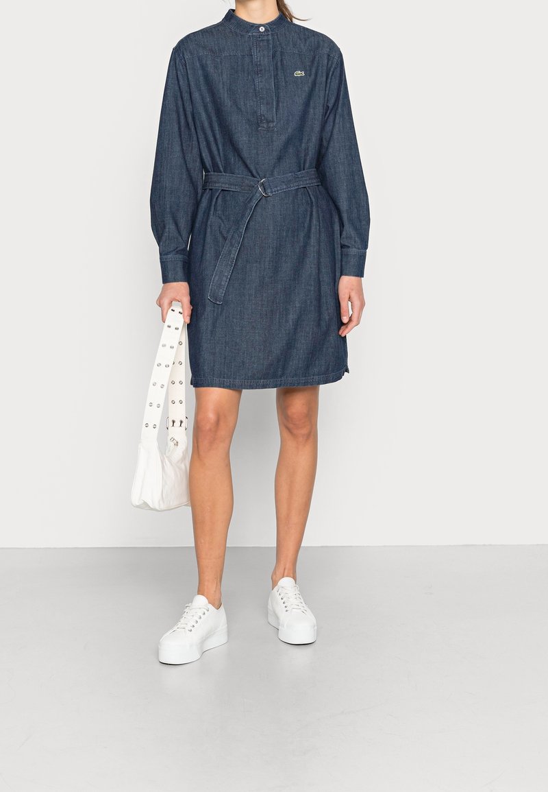 Lacoste Denim dress - blue - (Pre-owned) - Zalando.ie