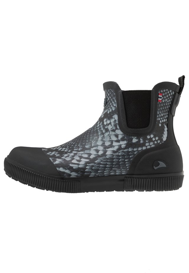 PRAISE SNAKE - Gummistiefel - black/grey