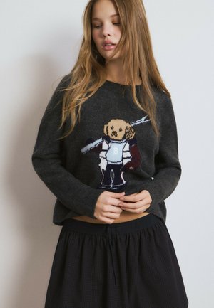 PERRITO ESQUIADOR - Jersey de punto - gris oscuro