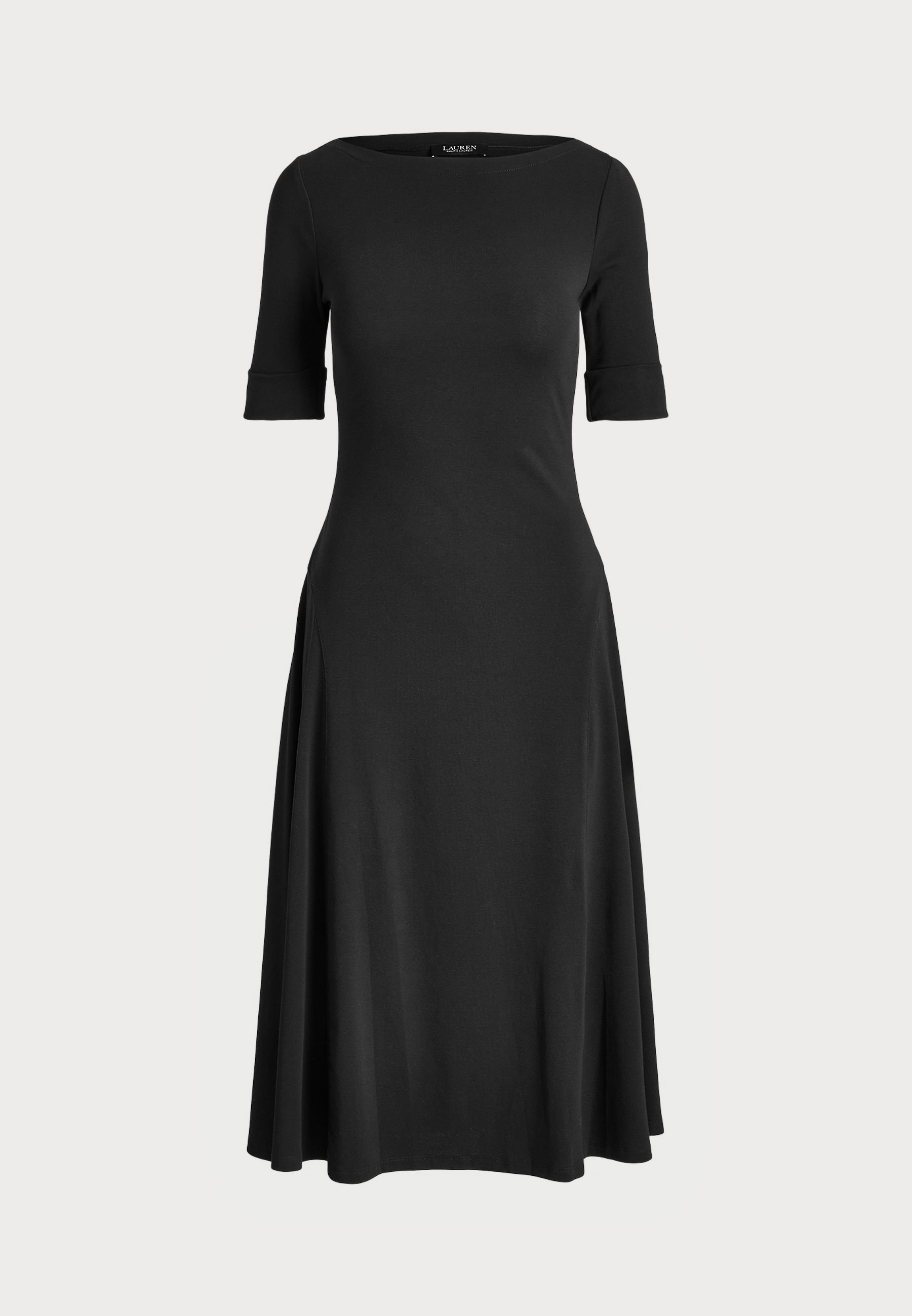 Ralph Lauren☆MUNZIE JERSEY DRESS フレアドレス【UK発】 Lauren Ralph Lauren MUNZIE ELBOW SLEEVE DAY DRESS - Jersey