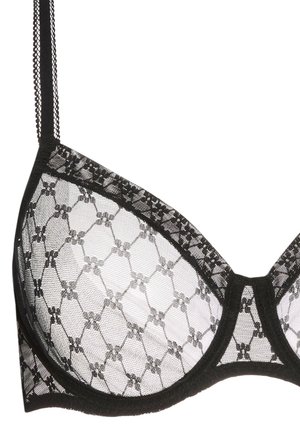 Simone Pérèle, PLUME GEMOLDETER BH MIT BÜGELN - Soutien-gorge à armatures - schwarz