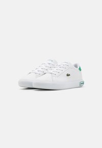 Lacoste POWERCOURT CHILDREN UNISEX - Tossud - white/green