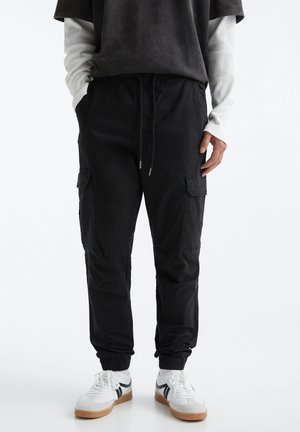 Pantalon cargo - black