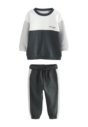 Next LONG SLEEVE SOFT TOUCH  AND JOGGERS SET  - REGULAR FIT - Melegítő - black/white