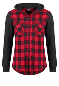 CHECKED  - Zip-up sweatshirt - black