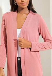 Lipsy LONGLINE - REGULAR FIT - Kardigán - pink