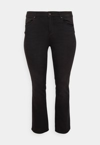 ONLY Carmakoma CARHIRIS  PUSH UP - Ļoti pieguloši džinsi - washed black