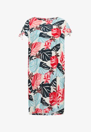 Cecil, KNEE-LENGTH DRESS WITH CAPSLEEVES - Vestido camiseta - light alabaster white