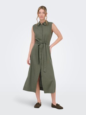 ONLY ONLGOA - Vestido camisero - smokey olive