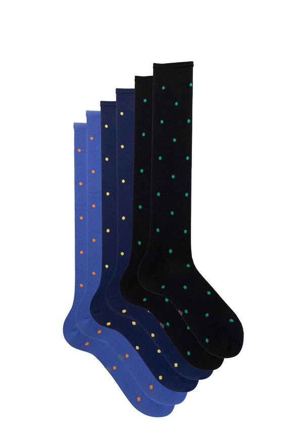 6-PACK ELEGANT GIFT BOX - Kniestrümpfe - pois assortment