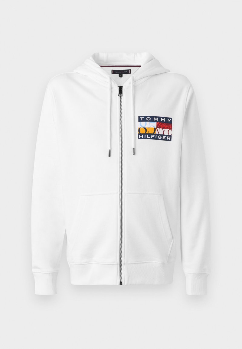 Tommy Hilfiger Sweater met rits wit Tommy Hilfiger Sweater met rits wit