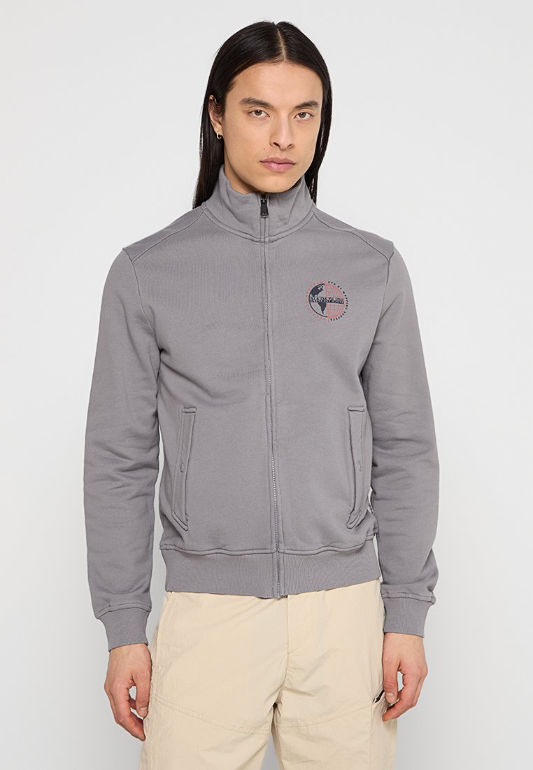 Napapijri Sweater met rits grijs